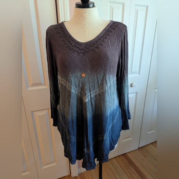 Greater Good Tops - Greater Good Flare Tunic Size 1X
